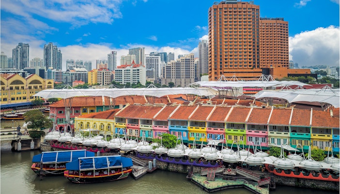 Clarke Quay located at Singapore River Planning Area in singapore