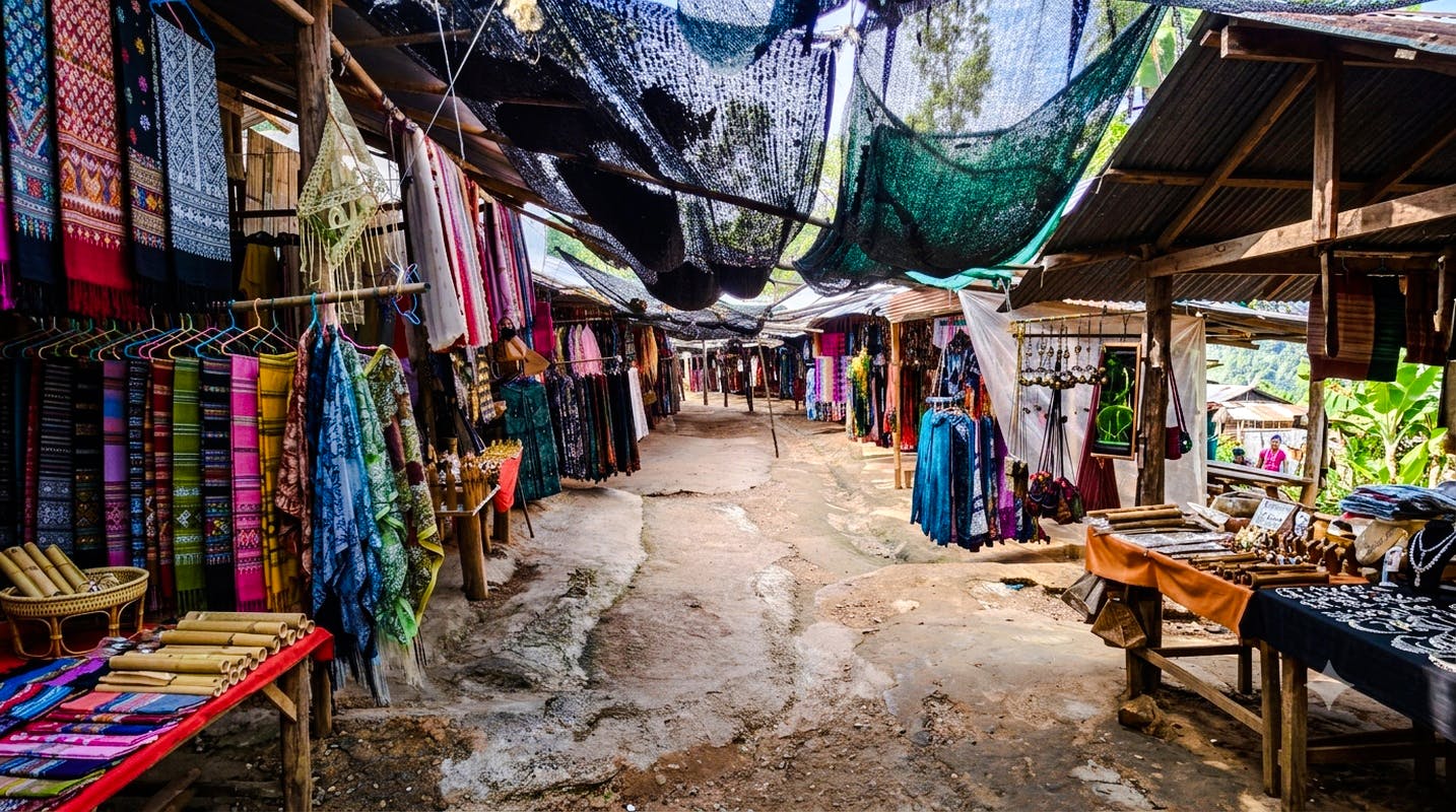 visita cultural en grupo pequeño por chiang mai: pueblo de las mujeres del cuello largo karen, el templo de plata, wat phra singh y wat chedi luang-4