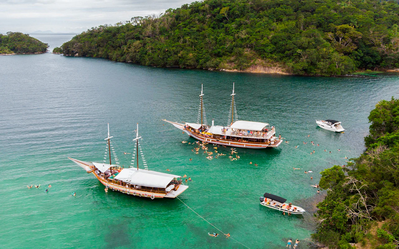 Depuis Rio : Excursion d'une journée à Angra dos Reis avec croisière en goélette — 3