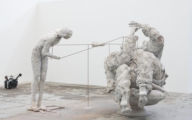 Sculpture at Palazzo Strozzi's "Reaching for the Stars" exhibition, Florence.