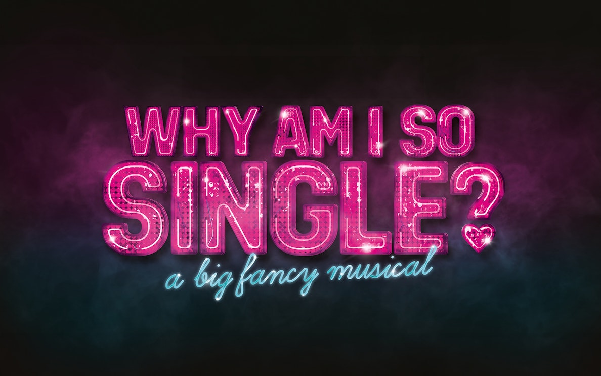 Why Am I So Single? a big fancy musical neon sign