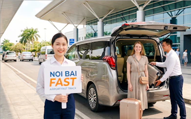 Noi Bai Airport Arrival Meet & Greet and Immigration Fast-Track with Private Transfer to Hanoi City Center