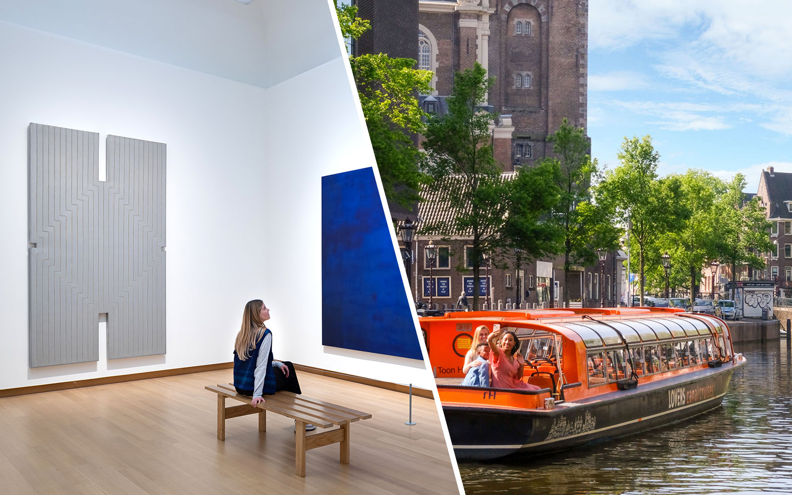 Combo (Save 20%): Stedelijk Museum Tickets + 1-Hour Canal Cruise