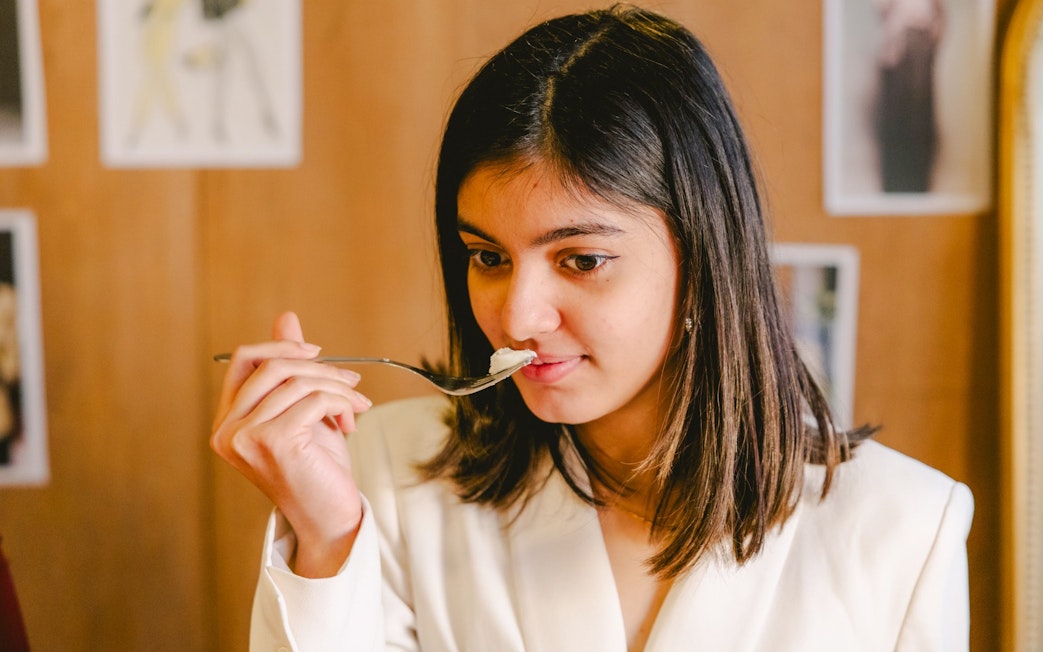 Cheese tasting during Emily in Paris tour, Paris, France.