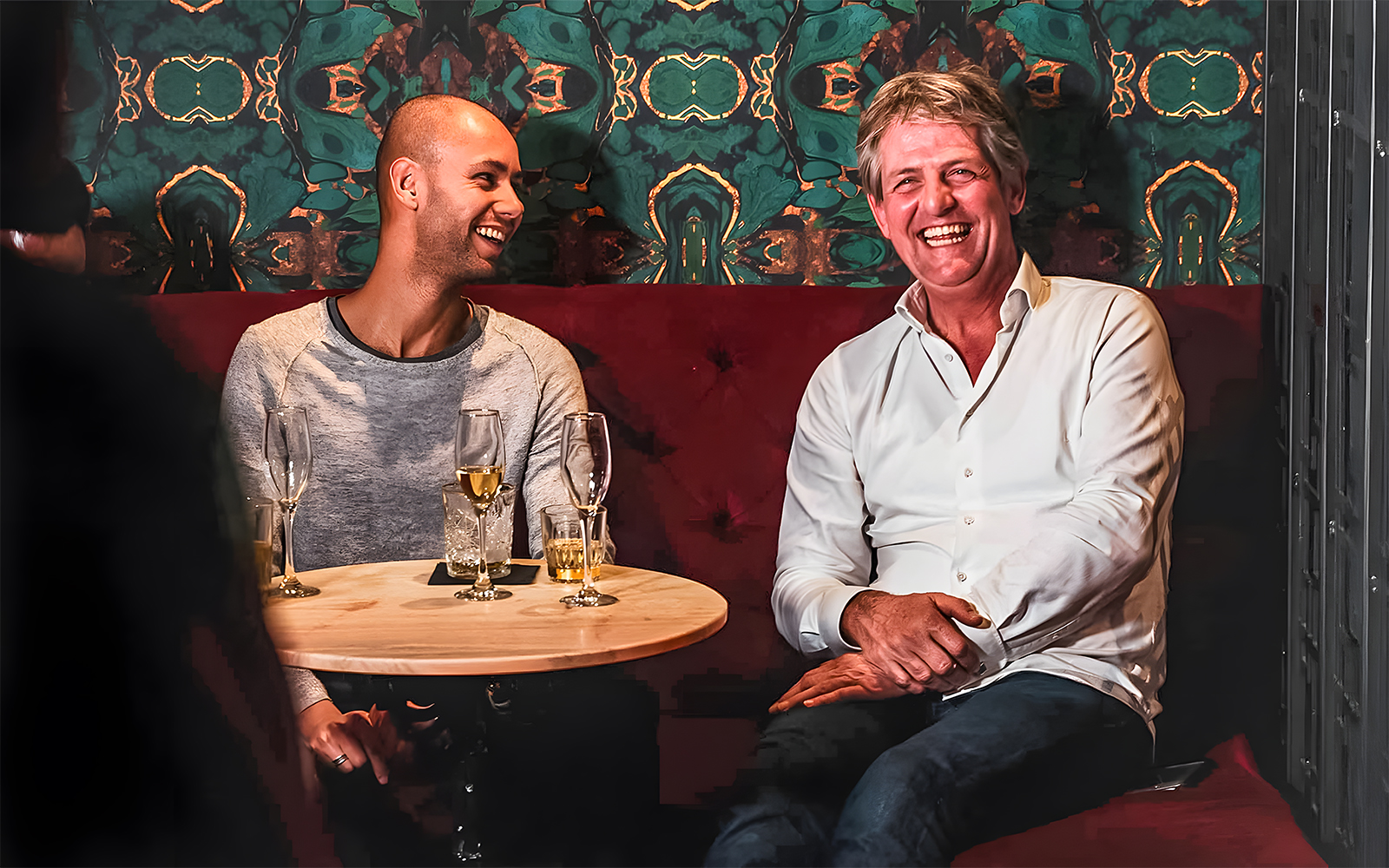 Visitors enjoying drinks at Tour de BonTon.