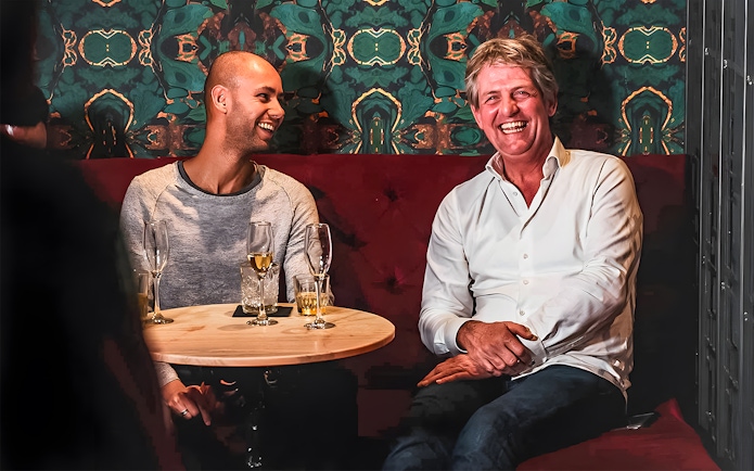 Visitors enjoying drinks at Tour de BonTon.