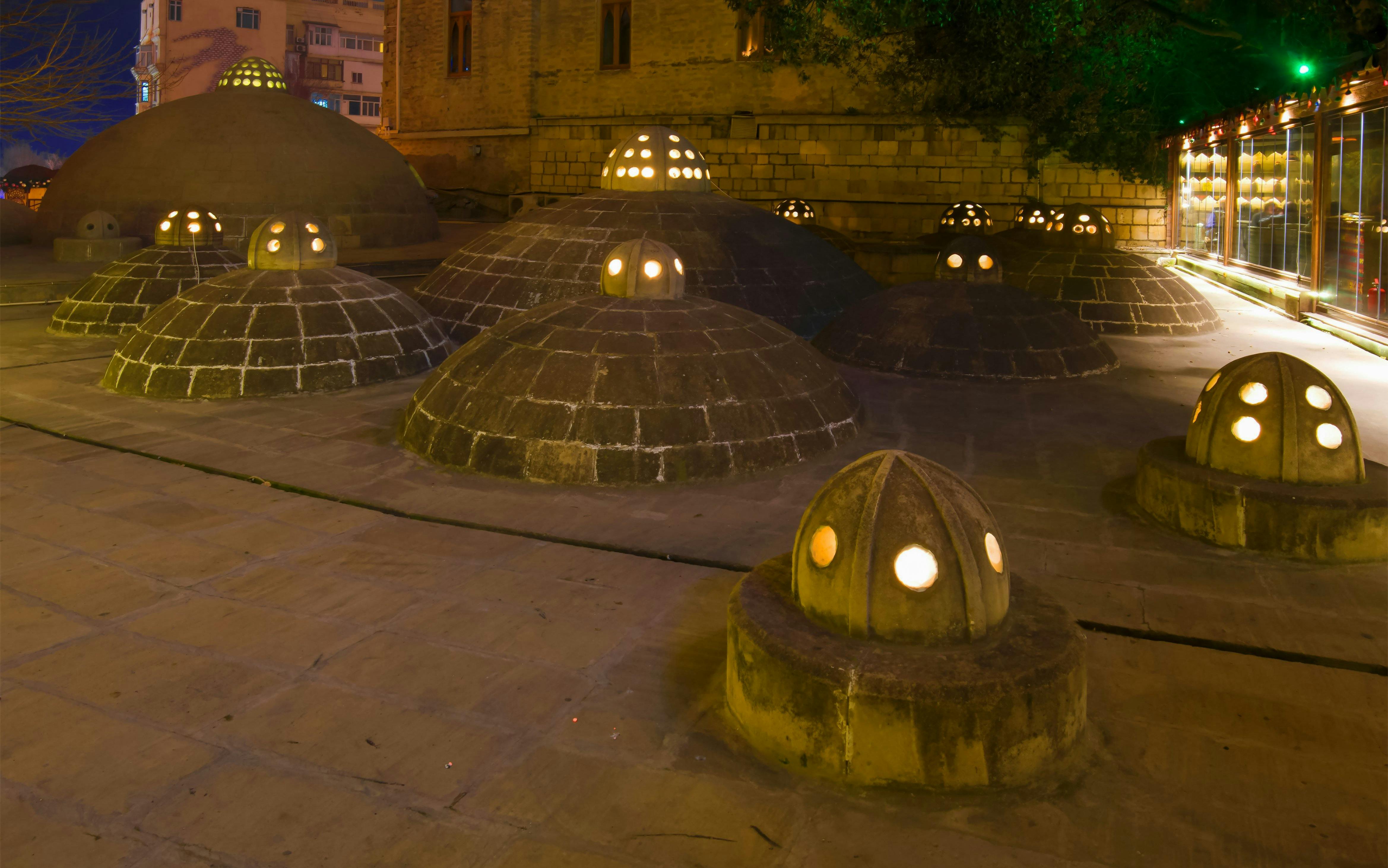 cidade antiga de baku: ingresso para o banho do subsolo (yeraltı hamam)-4