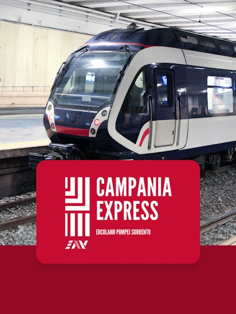 Train at Naples Porta Nolana station for Pompei transfer.