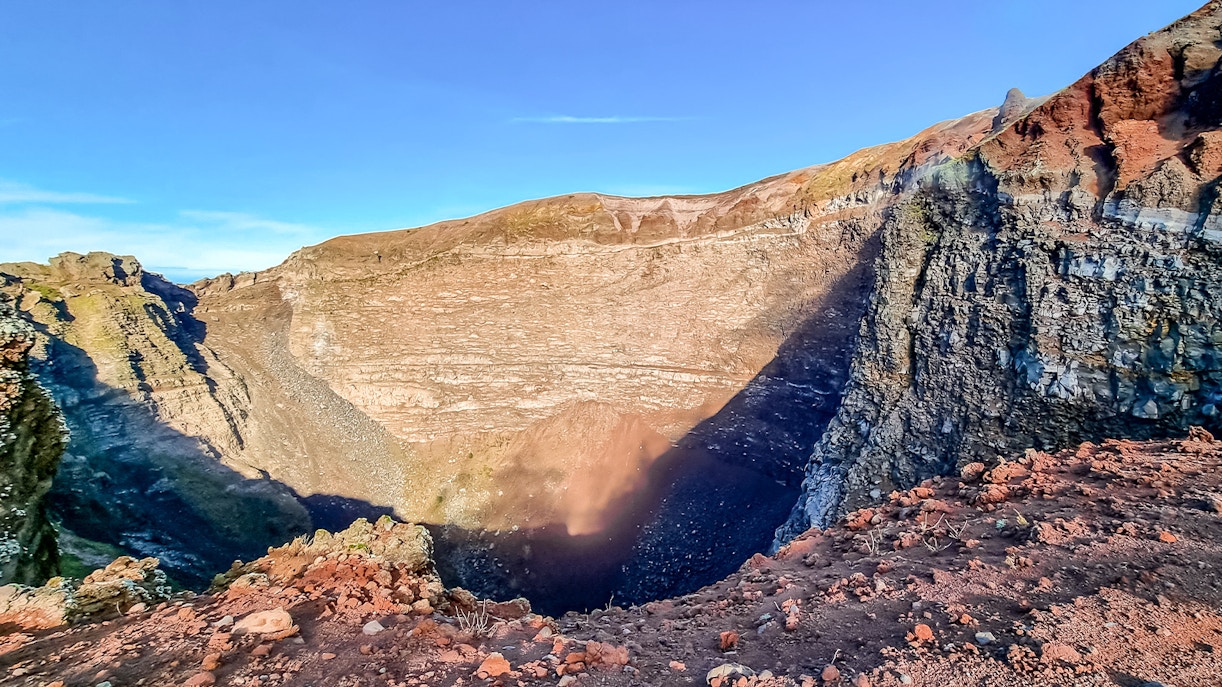 Crater of Mount Vesuvius