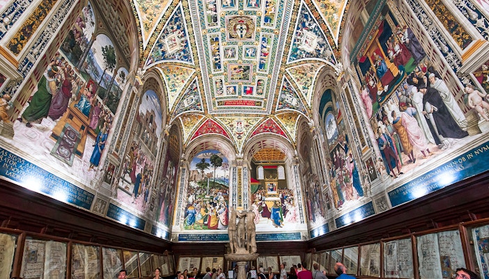 Piccolomini Library in Siena