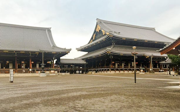 visita guiada a pie en grupo pequeño para ver el ritual budista matutino en un templo de kioto-3