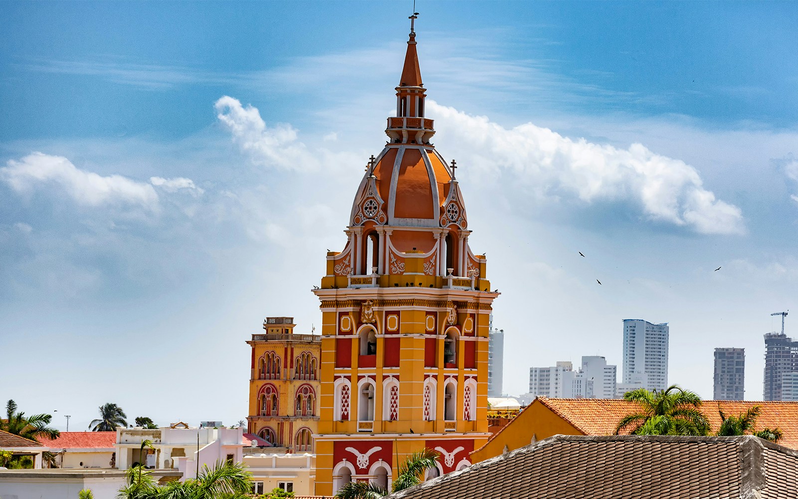 The dome of the cathedral of Cartagena