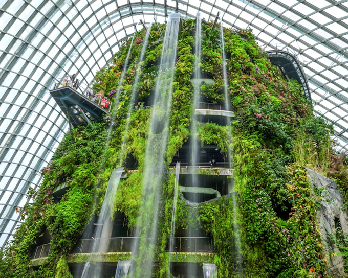 Gardens by the Bay Tickets: Cloud Forest (Jurassic World Experience) + Flower Dome + Floral Fantasy