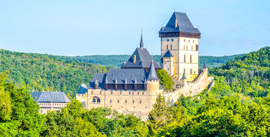 Tur fra Praha til Borgen i Praha