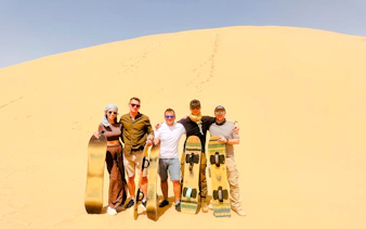 abu dhabi evening desert safari with 4x4 dune bashing, camel ride, bbq dinner and live shows-4