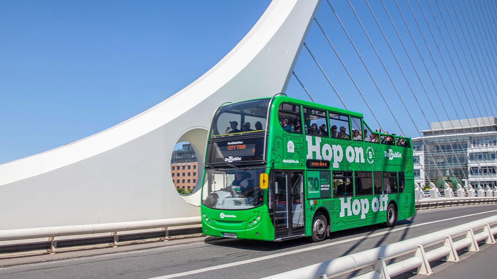 DoDublin hop-on hop-off Docklands tour