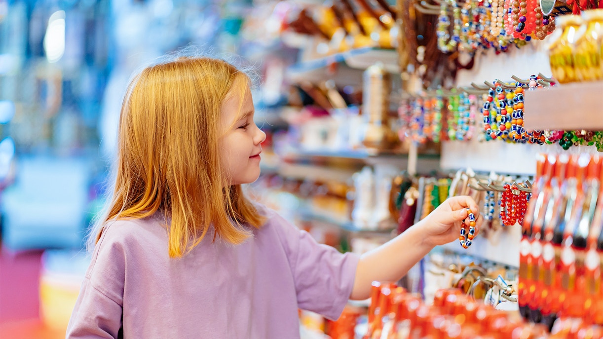Gift shop at WonderWorks in Orlando