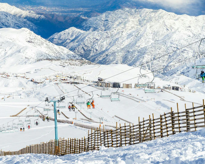 Farellones Ski: Ticket, Lessons, Transport and Snow Equipment & Add-on Clothing