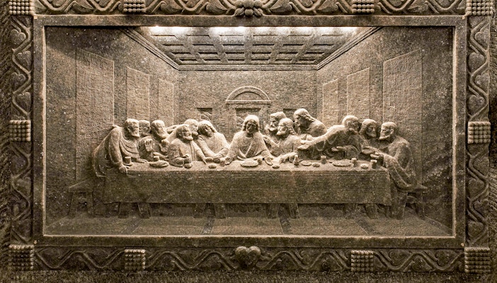 Chambre Casimir le Grand - Bas-relief de la Cène
