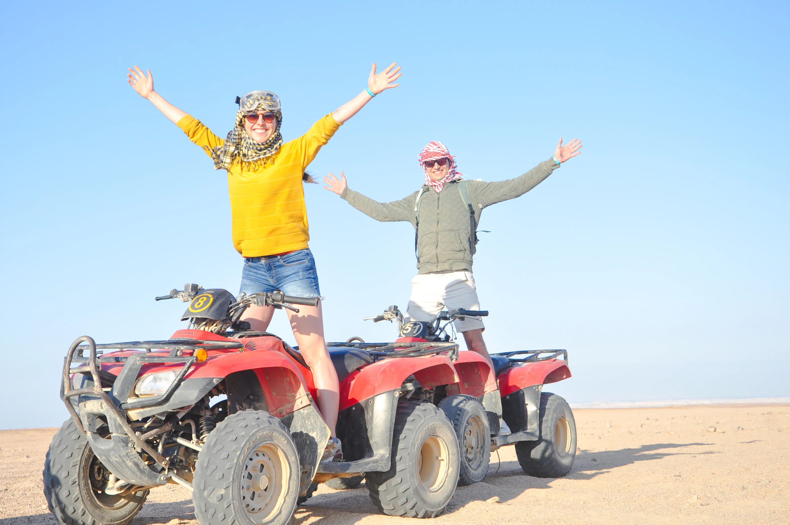 Sharm El Sheikh Quad Bike Desert Safari with Hotel Transfers and Bedouin Village Visit Image 7