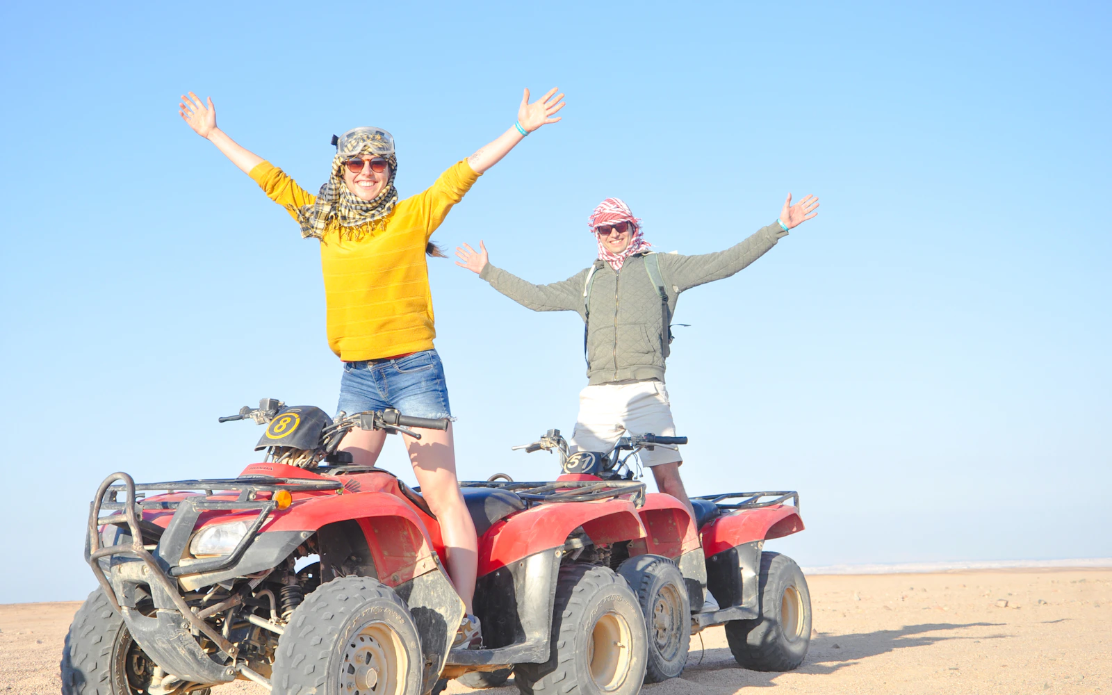 Sharm El Sheikh Quad Bike Desert Safari with Hotel Transfers and Bedouin Village Visit Image 7
