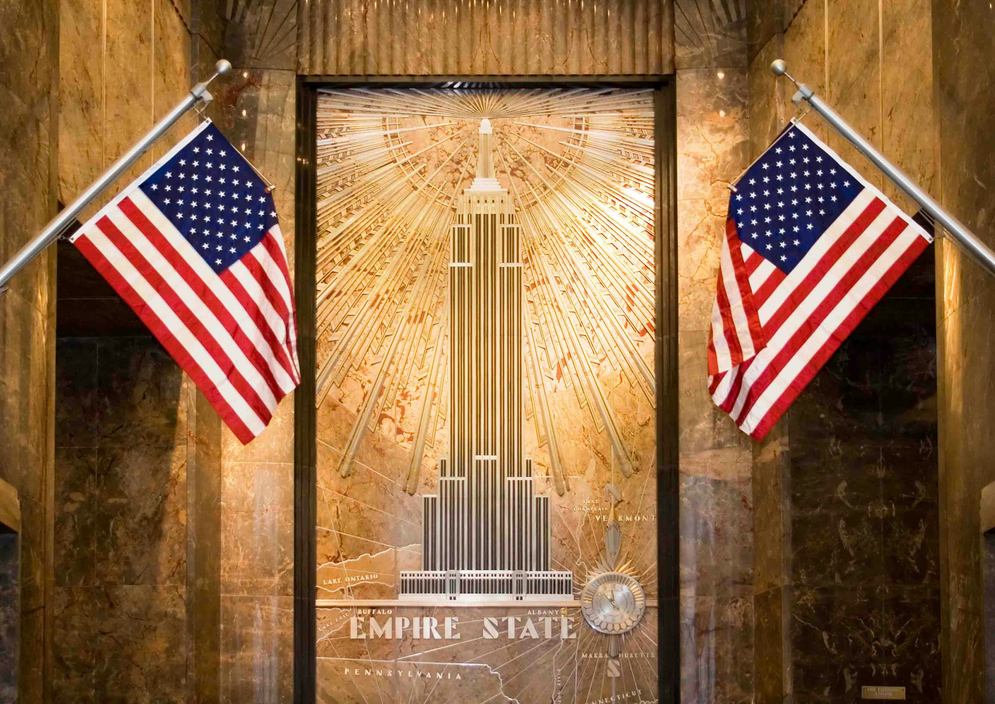 Empire State Building Art Deco Lobby
