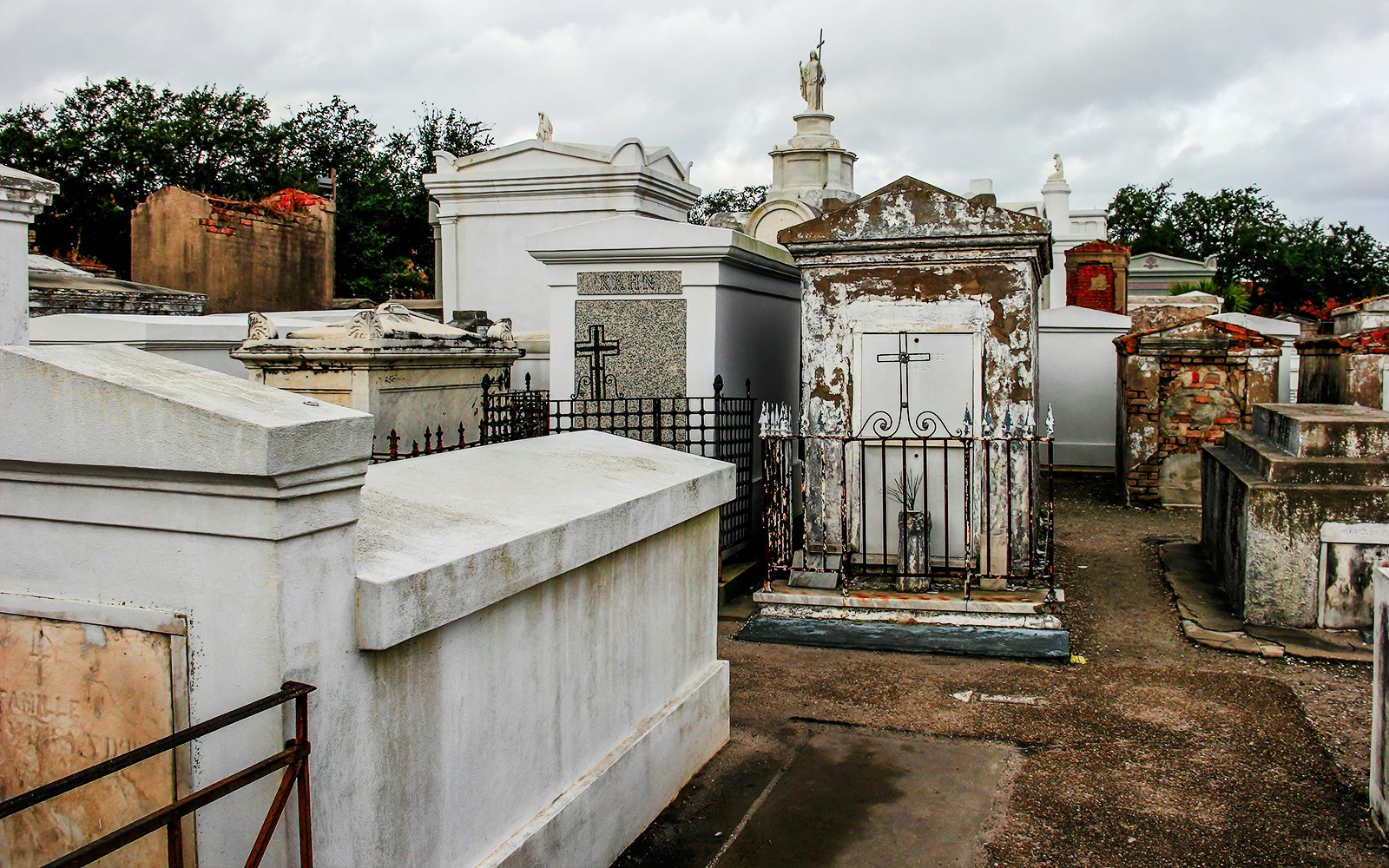 Tombs and mausoleums in St. Louis Cemetery, New Orleans.