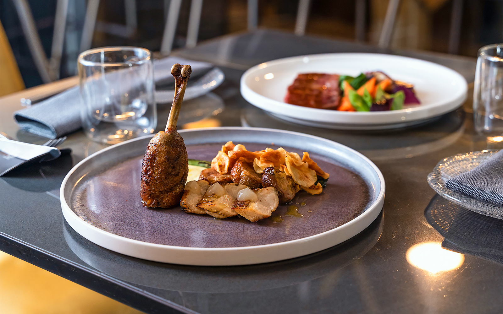 Restaurant serving Duck Confit near Saint Chapelle