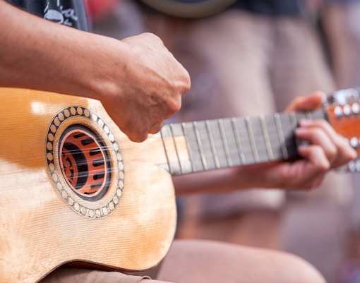 Live music performance at Open Air Studio