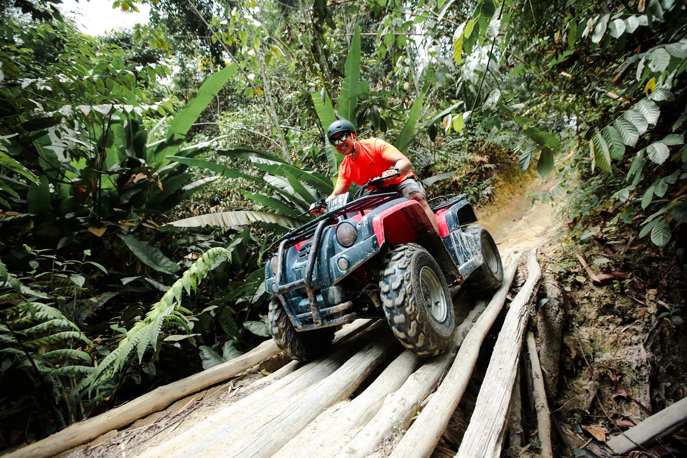 from kuala lumpur: kemensah atv tour with hotel transfers-8