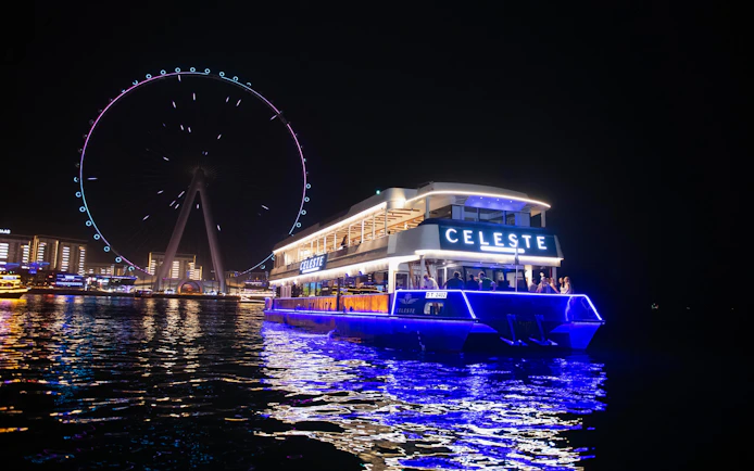 Dubai Marina Dinner Cruise with International Buffet and Live Entertainment