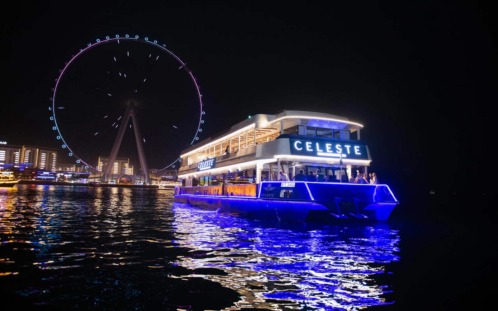 Dubai Marina Dinner Cruise with International Buffet and Live Entertainment Image 2