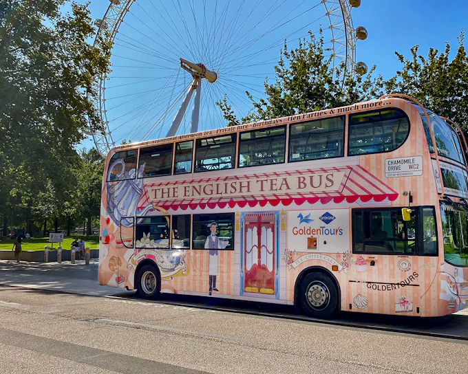 Golden Tours: Central London Afternoon Tea Bus Tour