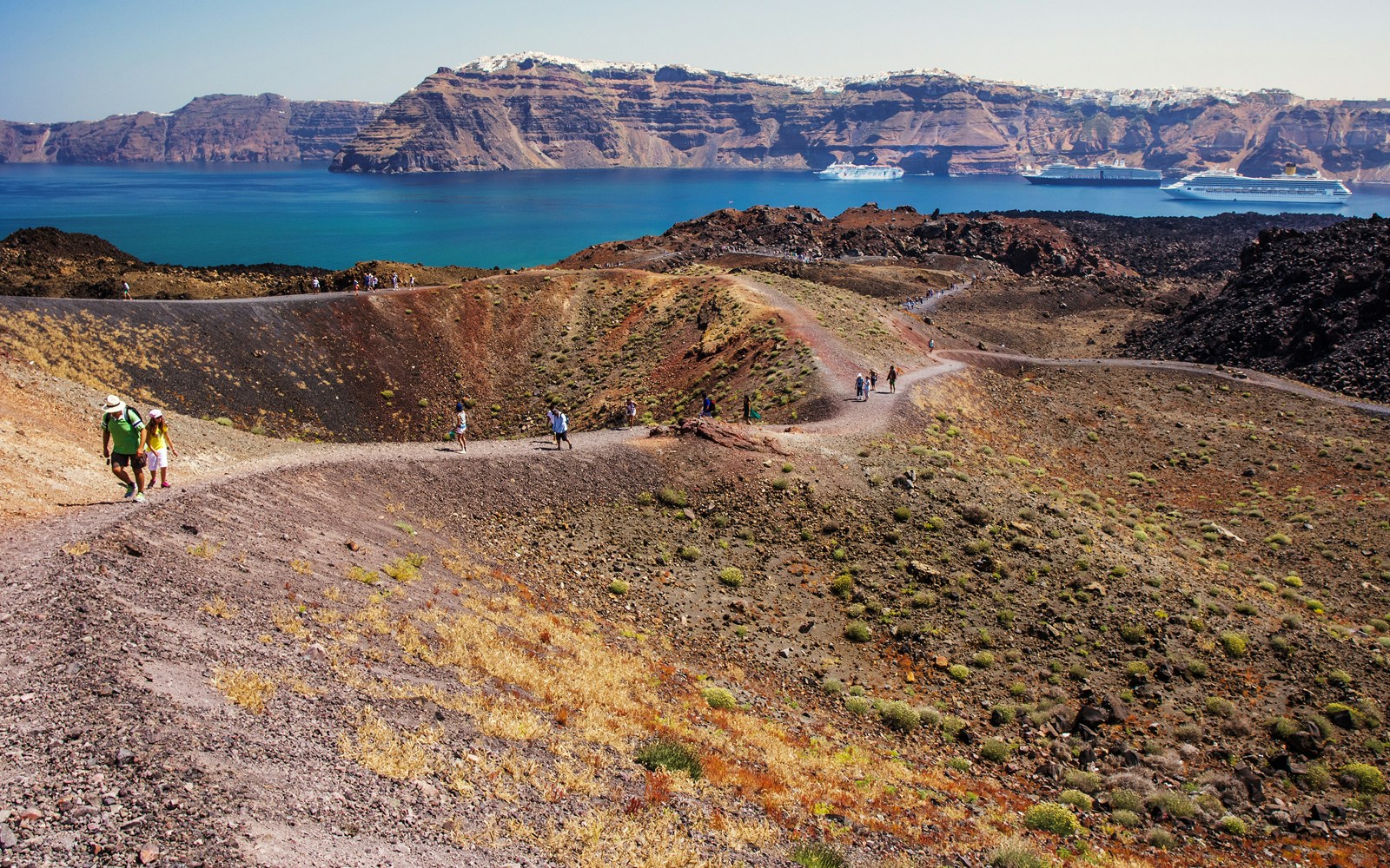 Santorini Volcanic Islands