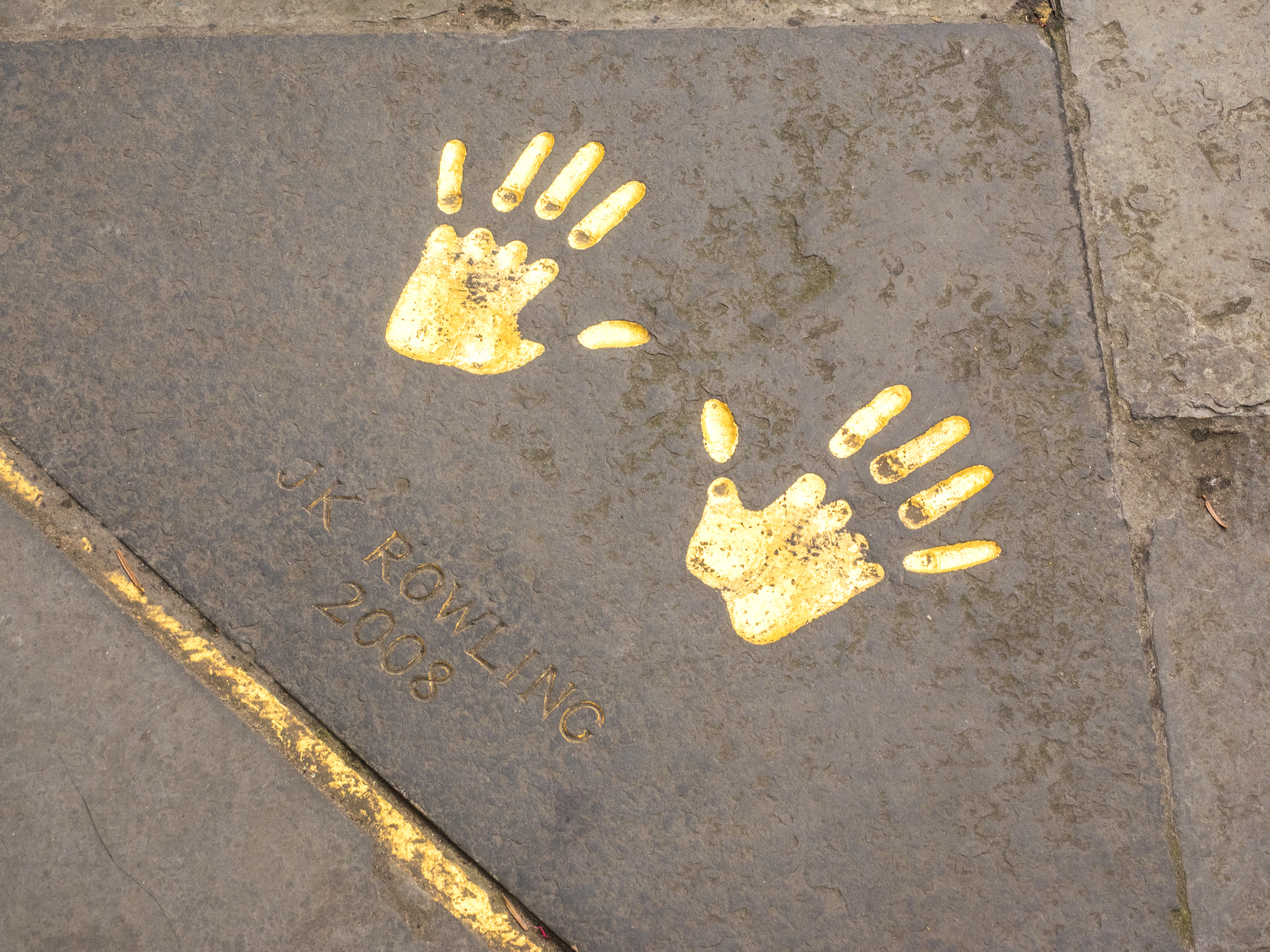 Golden Handprint