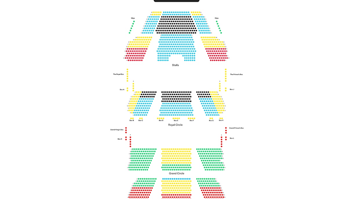 Theatre Royal Drury Lane Seating Plan image