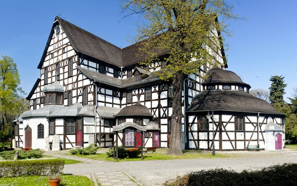 Church of Peace in Świdnica, timber-framed structure, part of Pearls of Lower Silesia tour.