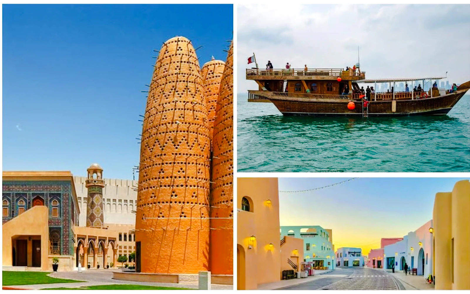 Doha Private City Highlights Tour with Dhow Boat Cruise Image 2