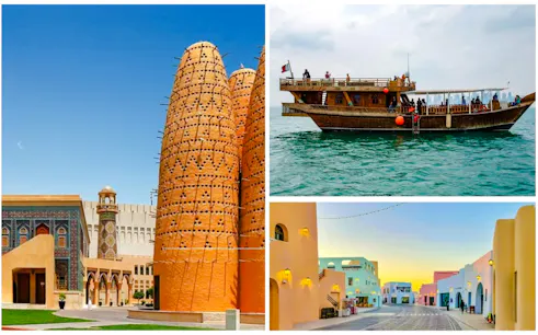 doha: private city highlights tour with dhow boat cruise-1