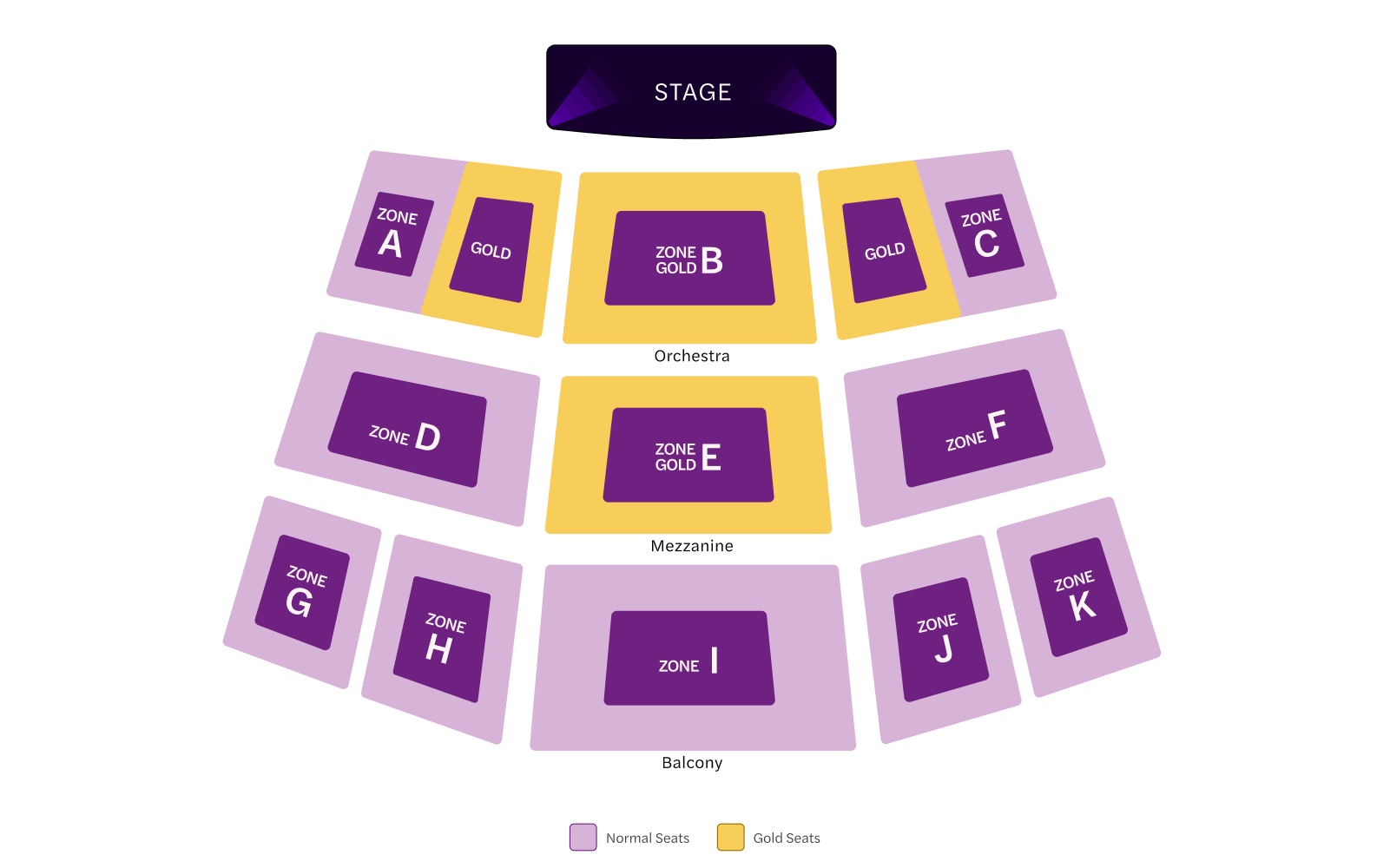 Pianta dei posti a sedere di Phuket FantaSea