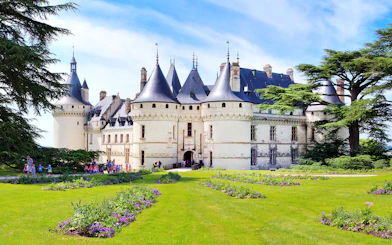 Château de Chenonceau with gardens, Loire Valley, France.