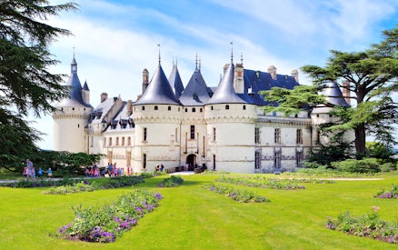 Château de Chenonceau with gardens, Loire Valley, France.