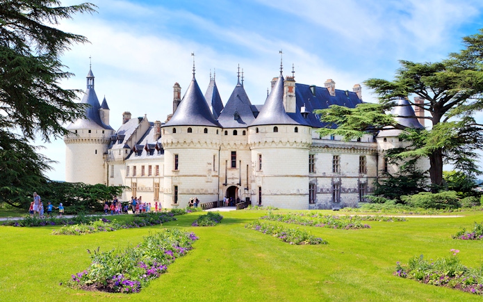 Château de Chenonceau with gardens, Loire Valley, France.