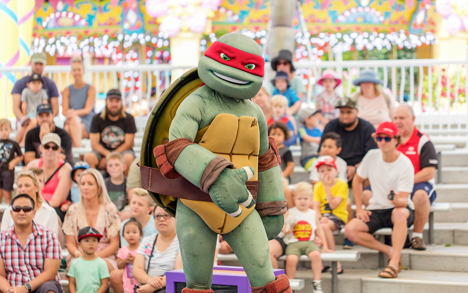 Turtle Power live show at Sea World, Gold Coast