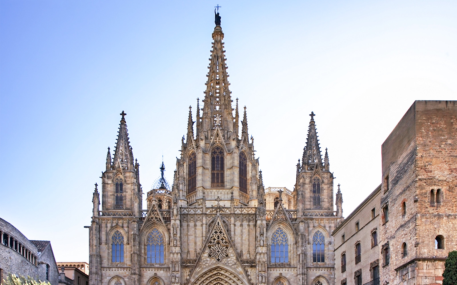 Inside Barcelona Cathedral