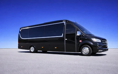 Luxury tour bus for Vegas Bryce and Zion scenic tour.