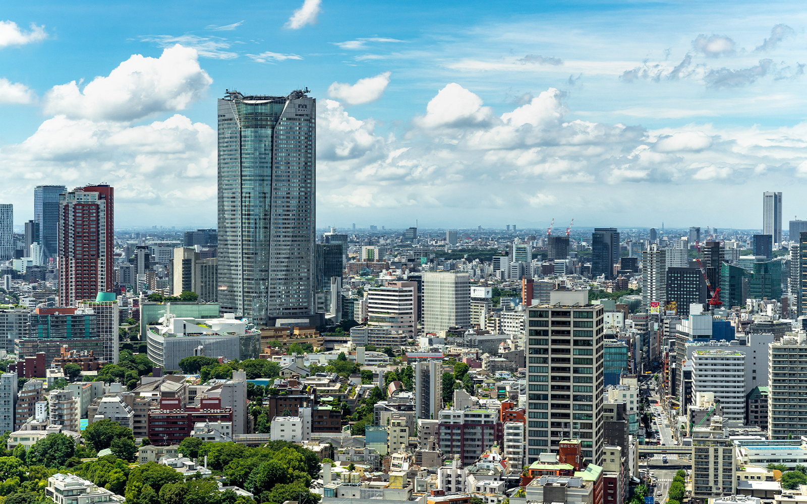 Mori Tower viewed from Roppongi Hills observatory