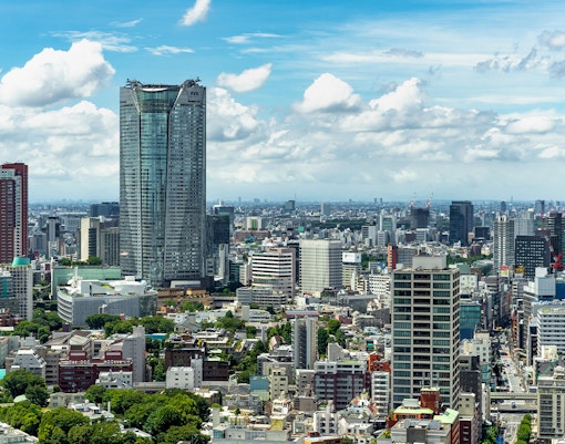 Mori Tower viewed from Roppongi Hills observatory