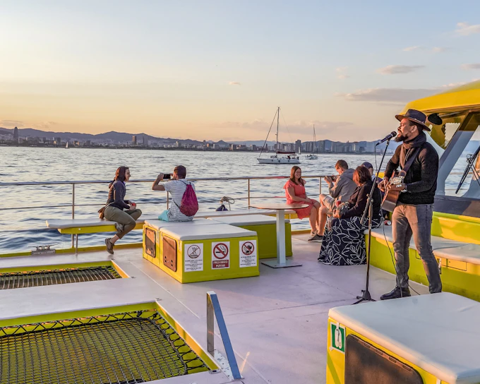 Barcelona Sightseeing Cruise on an Eco-Catamaran