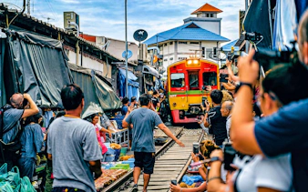 bangkok: tur til railway market, wat bang kung og klong khon-5